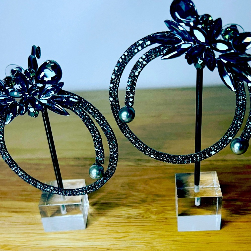 Bling Earrings (Blue)